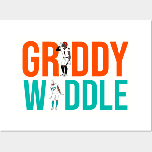 Yellow griddy and waddle Posters and Art